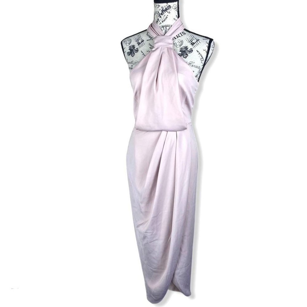 SHONA JOY Knotted Tulip Hem Gown- size 2